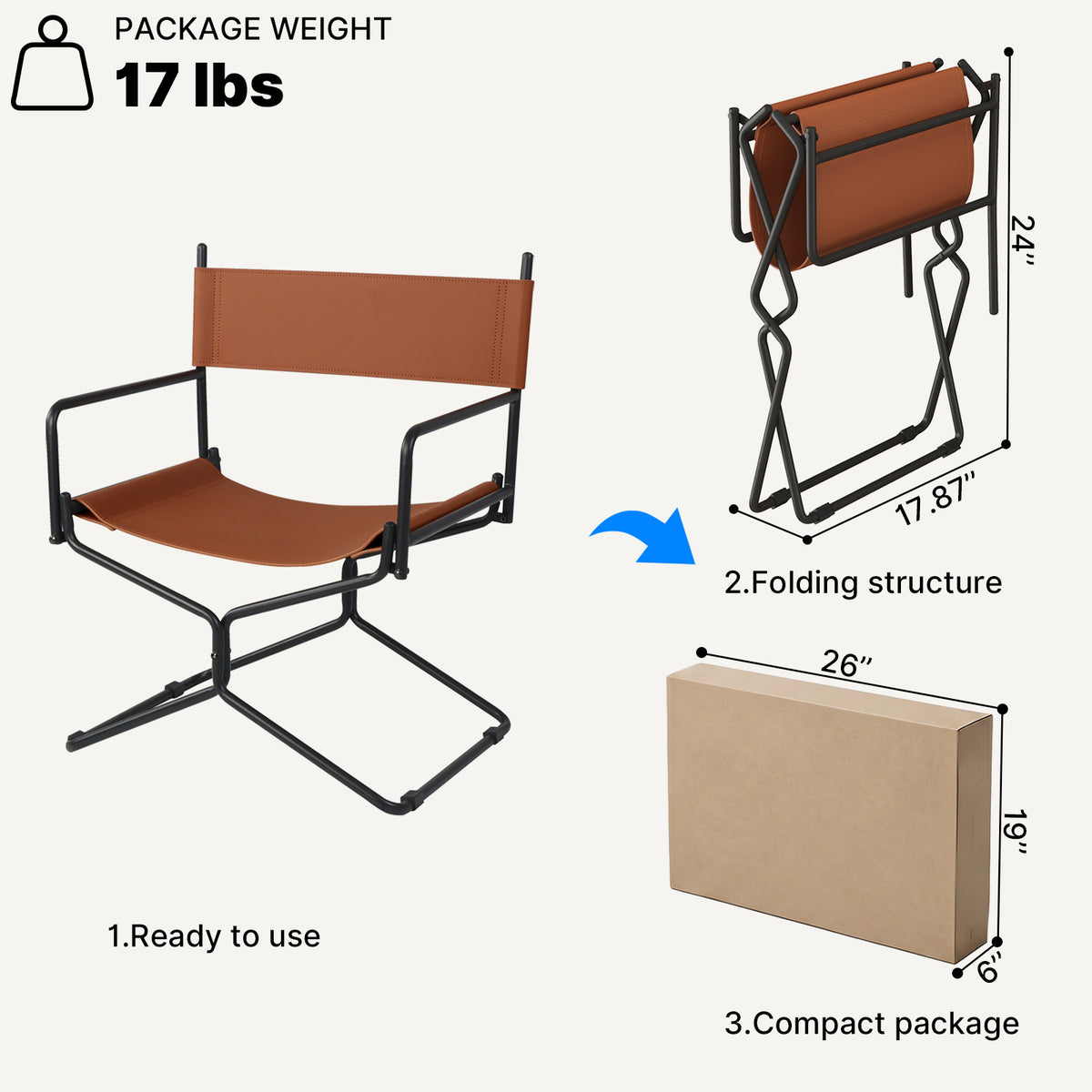 Leather Butterfly Chair