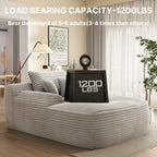 67" Single Chaise Lounge,White